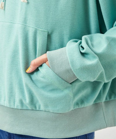 SURF＆Palms Puff Print Hoodie