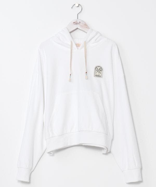 SURF＆Palms Puff Print Hoodie