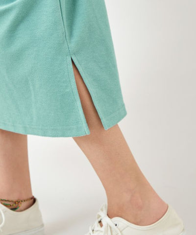 SURF＆Palms Puff Print Hoodie Dress