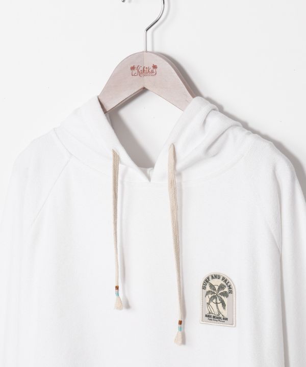 SURF＆Palms Puff Print Hoodie Dress