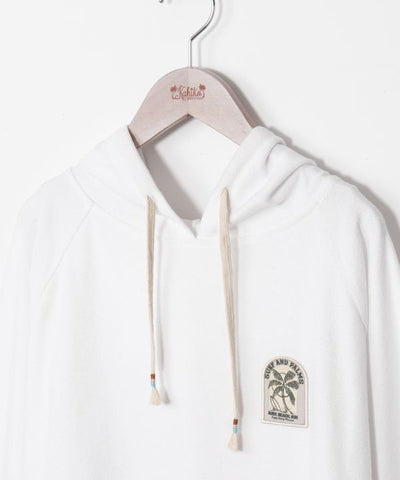 SURF＆Palms Puff Print Hoodie Dress