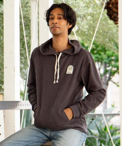 SURF＆Palms Men's Puff Print Hoodie