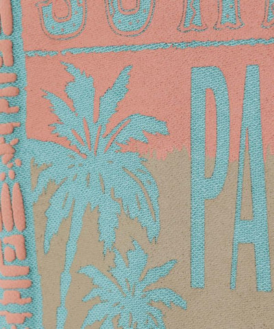 SURF＆Palms Men's Puff Print Hoodie