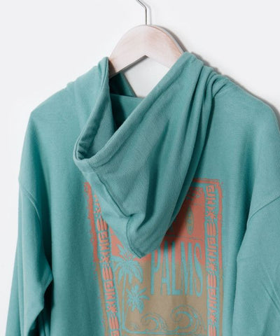 SURF＆Palms Men's Puff Print Hoodie