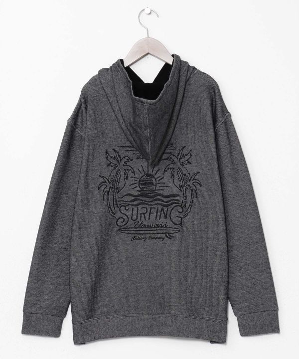 SURF＆Palms Men's Embroidered Hoodie