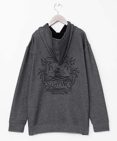 SURF＆Palms Men's Embroidered Hoodie