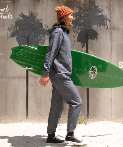 SURF＆Palms Men's Embroidered Hoodie