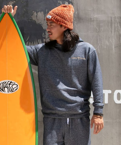 SURF＆Palms Men's Embroidered Hoodie