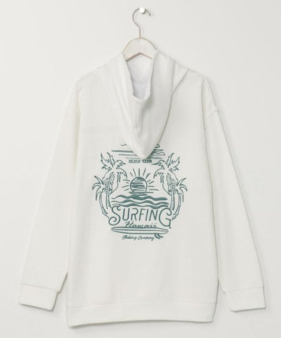 SURF＆Palms Men's Embroidered Hoodie