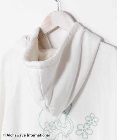 ALOHA MAPUA Embroidered Hoodie Dress