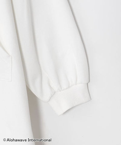 ALOHA MAPUA Embroidered Hoodie Dress