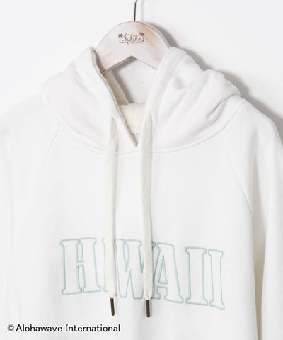 ALOHA MAPUA Embroidered Hoodie Dress