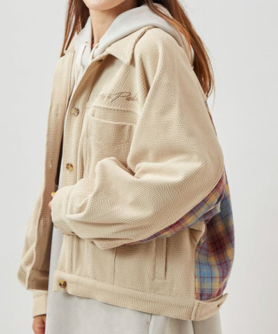 SURF＆Palms Corduroy Check Shirt Jacket