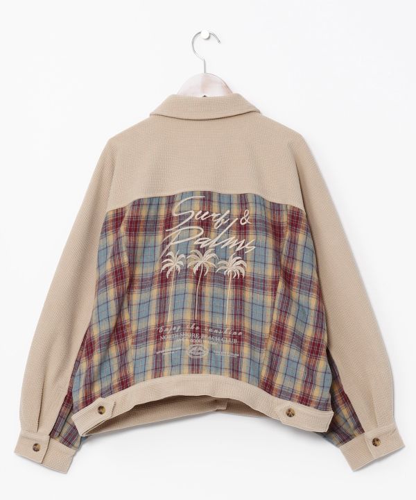 SURF＆Palms Corduroy Check Shirt Jacket