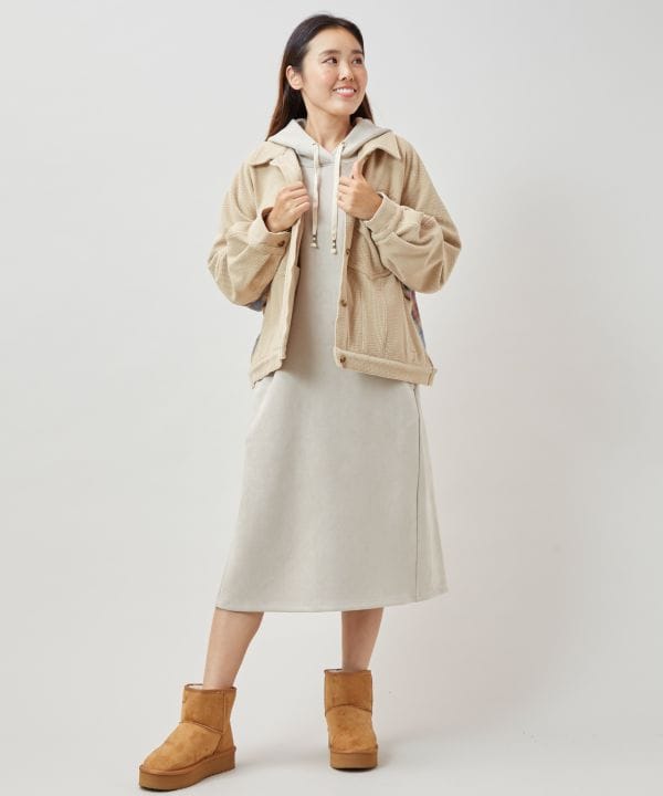 SURF＆Palms Corduroy Check Shirt Jacket