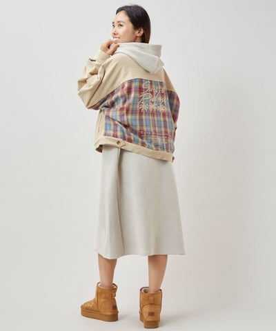 SURF＆Palms Corduroy Check Shirt Jacket