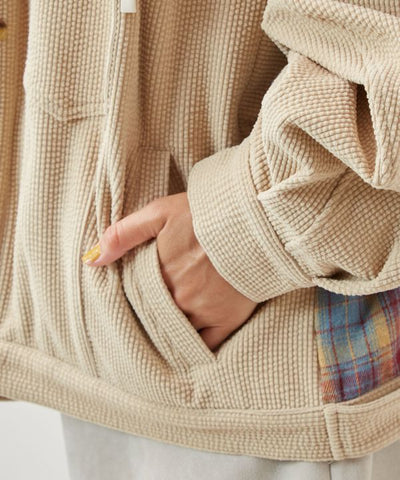 SURF＆Palms Corduroy Check Shirt Jacket