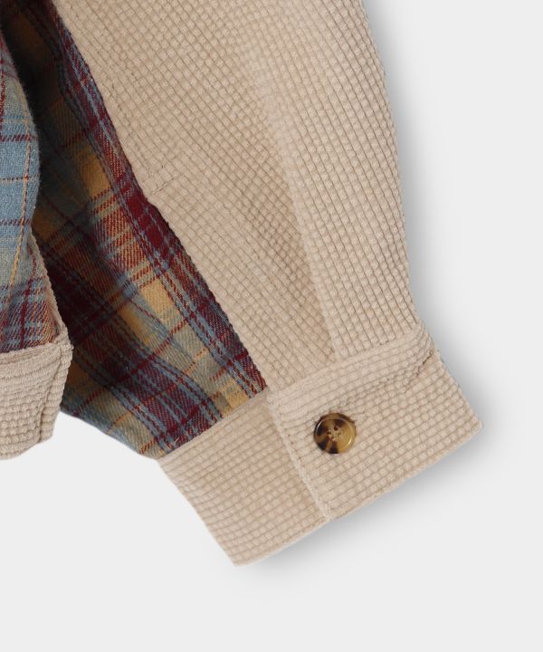 SURF＆Palms Corduroy Check Shirt Jacket