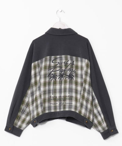 SURF＆Palms Corduroy Check Shirt Jacket