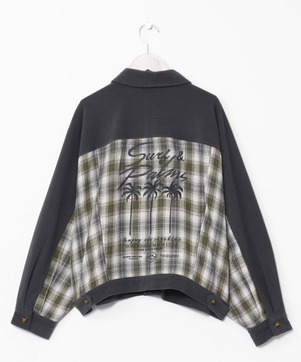 SURF＆Palms Corduroy Check Shirt Jacket