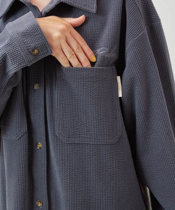 SURF＆Palms Corduroy Check Shirt Dress