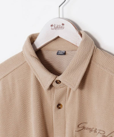 SURF＆Palms Men's Corduroy Check Shirt