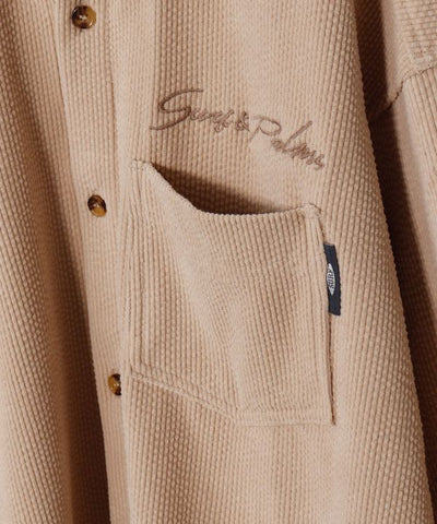 SURF＆Palms Men's Corduroy Check Shirt