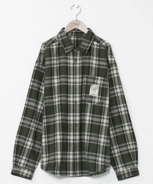 SURF＆Palms Men's Casual Plaid Shirt