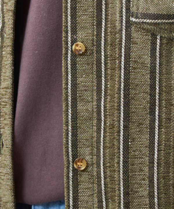 SURF＆Palms Striped Shirt Dress