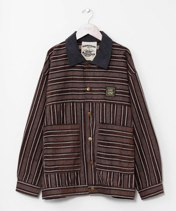 SURF＆Palms Striped Jacket