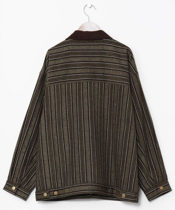 SURF＆Palms Striped Jacket