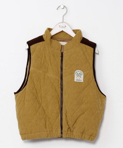 SURF＆Palms Corduroy Quilted Vest