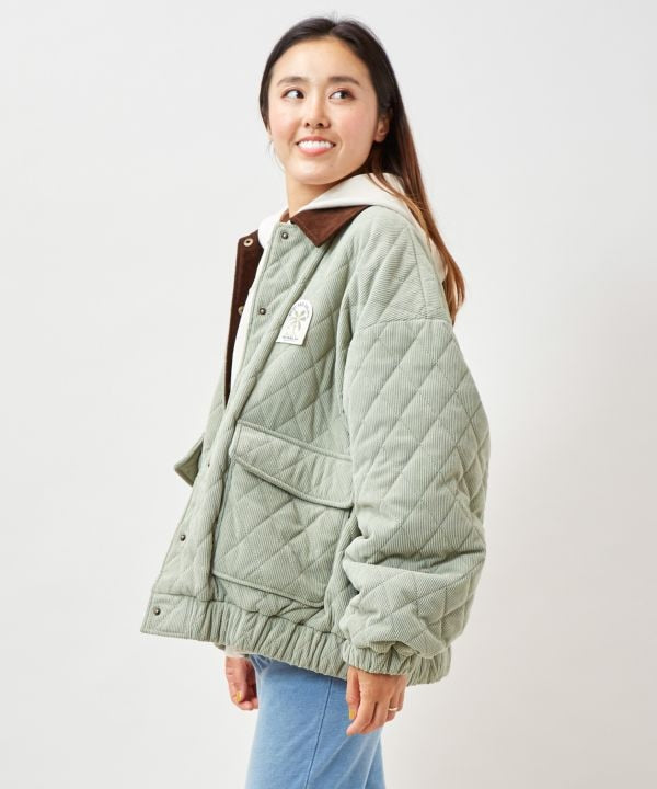 SURF＆Palms Corduroy Quilted Jacket