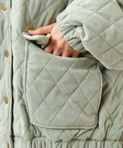 SURF＆Palms Corduroy Quilted Jacket