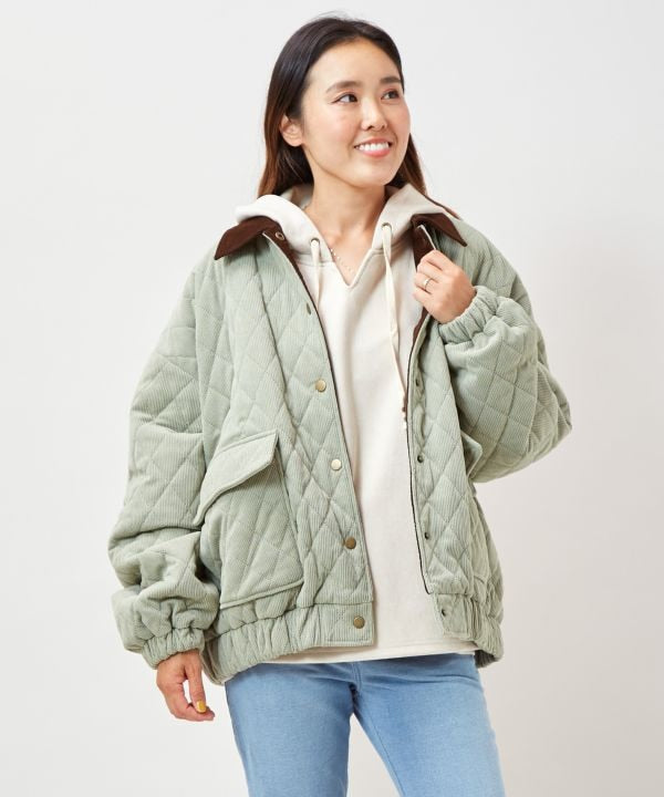 SURF＆Palms Corduroy Quilted Jacket
