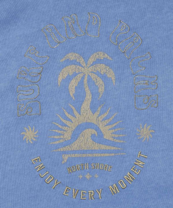 SURF＆Palms Vintage Like Long Sleeve T-Shirt