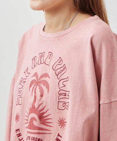 SURF＆Palms Vintage Like Long Sleeve T-Shirt