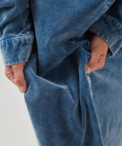 SURF＆Palms Vintage Wash Corduroy Shirt Dress