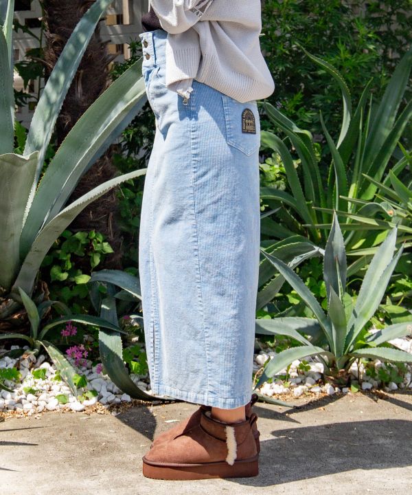 SURF＆Palms Vintage Wash Corduroy Skirt