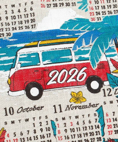 2026 Jute Calendar - RAINBOW BUS