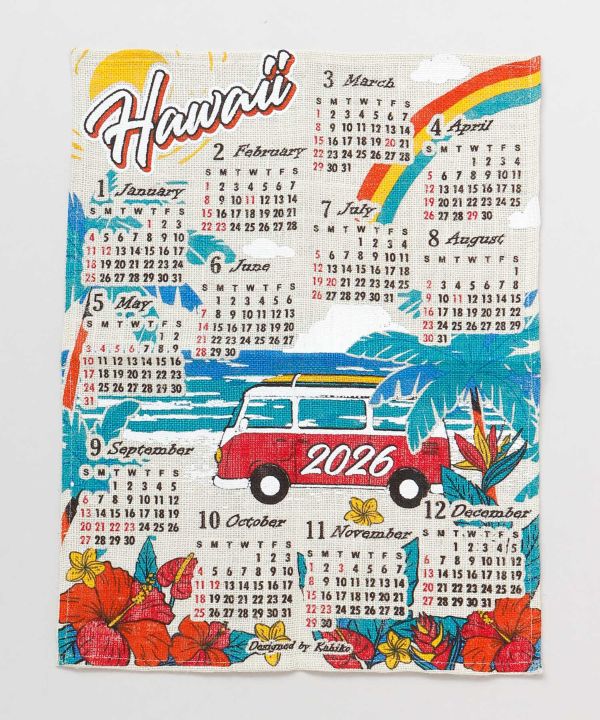 2026 Jute Calendar - RAINBOW BUS