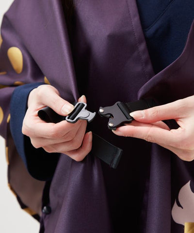 Foil Print Haori Cardigan