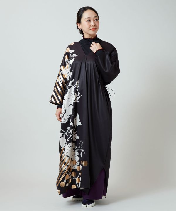 Foil Print Relaxed Fit Dress