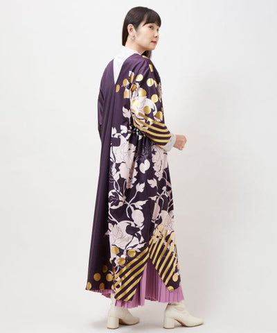 Foil Print Relaxed Fit Dress