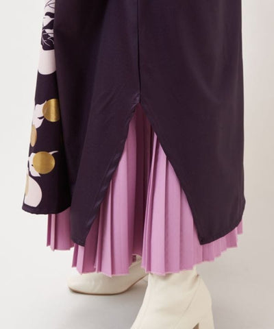 Foil Print Relaxed Fit Dress