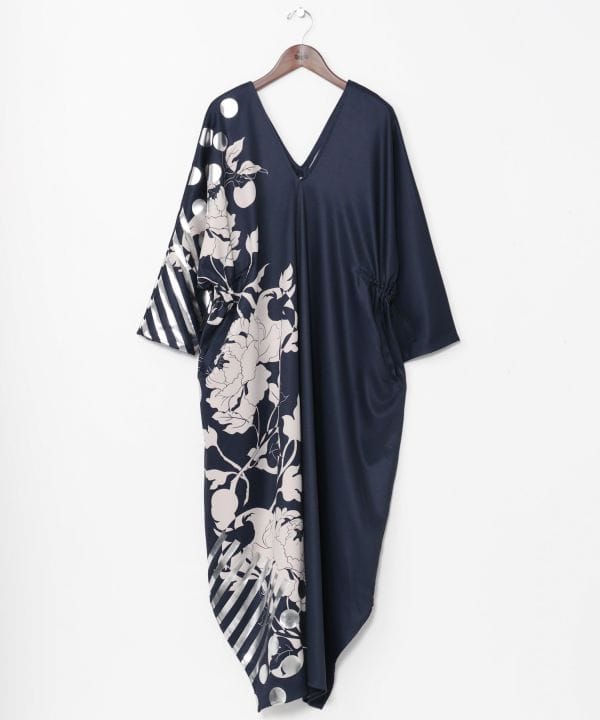 Foil Print Relaxed Fit Dress