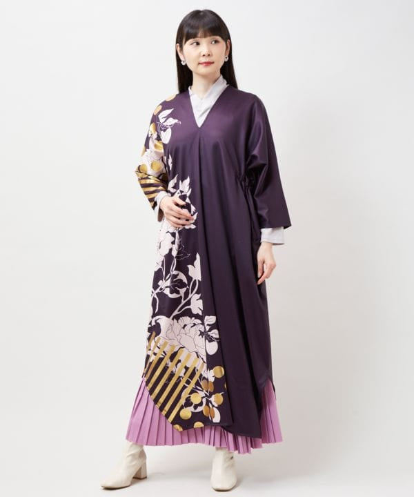 Foil Print Relaxed Fit Dress