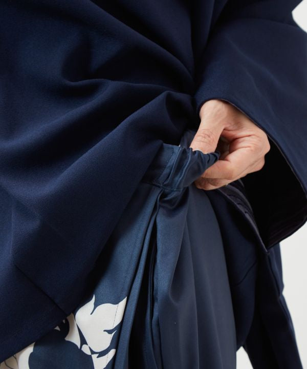 Foil Print Hakama Style Pants