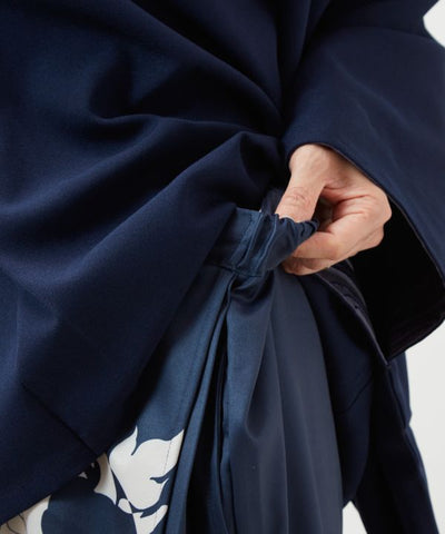 Foil Print Hakama Style Pants