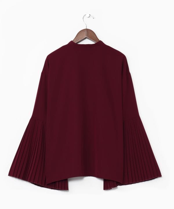 HIDAYOSE Pleated Cuff Blouse